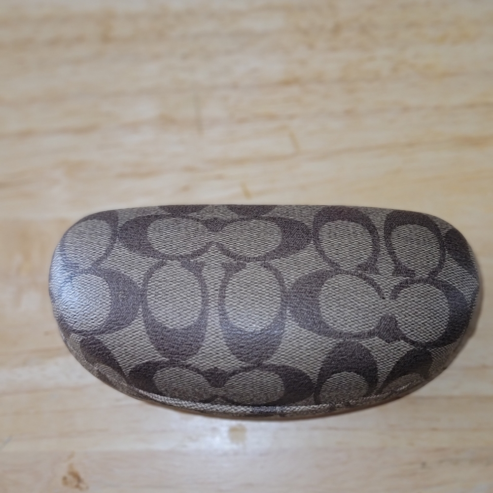 Coach eye glass case